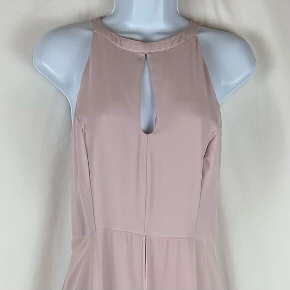 White House Black Market Cottage Rose Jumpsuit With Sheer Overlay NWT Size 10 - Picture 3 of 14